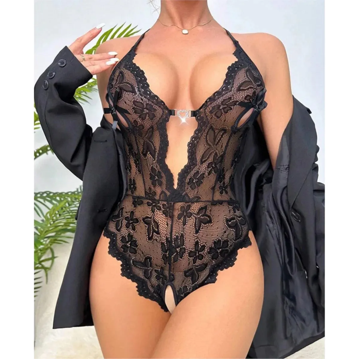 Backless Solid Jumpsuit Women Sleeveless Bodycon Sexy Red Body Tops Fashion Streetwear Vintage Y2k Gothic Bodysuits Clothing — image 7