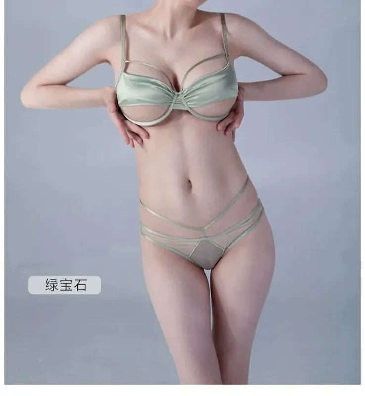 สุภาพสตรีใหม่บางถ้วยSlimmingชุดชั้นในชุดUnderwire Push Up Bra Minimizing Effectรวบรวมด้านข้างBulge Antiหย่อนคล้อยนุ่ม — image 10