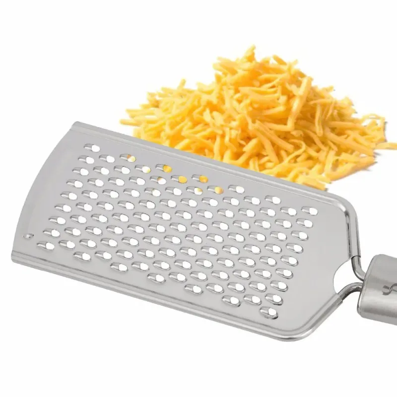 Käsereibe mit Mikroklinge, Karotten-Ingwer-Reibe mit Edelstahlgriff, Muskatnuss-Zitronen-Zester, Gemüsereibe PY0029 — image 2