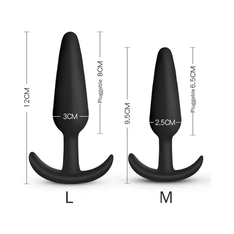 Palam Dubur Bentuk T 3 Saiz Perangsang Palam Punggung Silikon Lembut Mainan Seks Dubur Pengurut Prostat Dildo untuk Wanita Lelaki Mainan Seks Dewasa — image 11