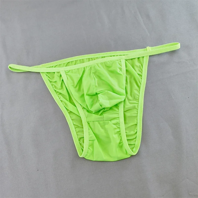 Ice Silk Briefs Men Underwear Solid Color Male Underpants Ultra-Thin Seamless Panties Thin Belt Low Waist — image 22