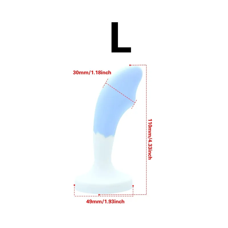 Silicone Anal Plug G-point Massage Gem Crystal Base Butt Plug Anal Masturbation Stimulator Anal Dilatancy Dildos Adult Sex Toys — image 12