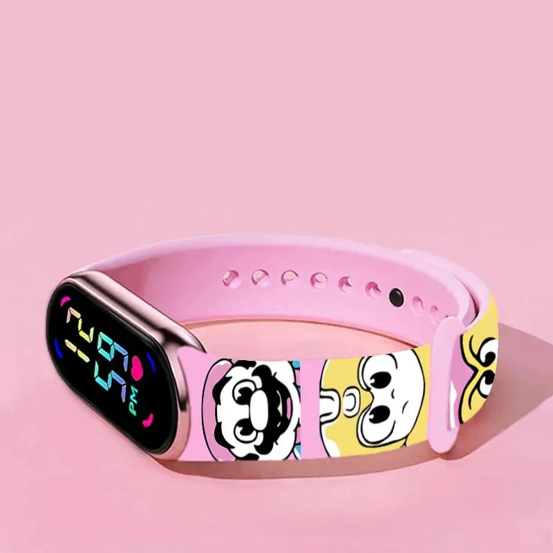 Kids LED Watch Touch Control Digital Watch Silicone Strap Waterproof Sport Wristwatch for Boys Girls Children Birthday Gift — image 4