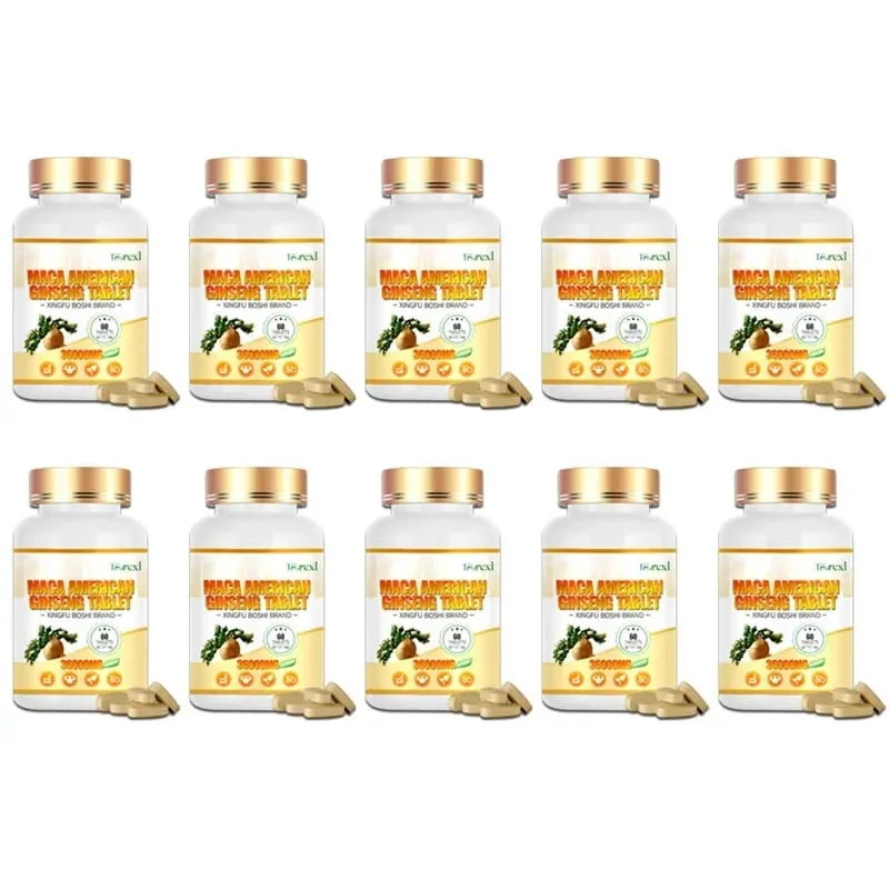 Organic Maca Root Powder with Ginseng Extract Supplement for Men and Women Health- Vegan Potency enhancement Pills — image 11