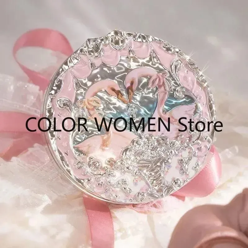 Makeup Set FlowerKnow Swan Ballet Series Collection 6 Color Eyeshadow Palette Embossed Blusher Shine Lipstick Kit Maquiagem