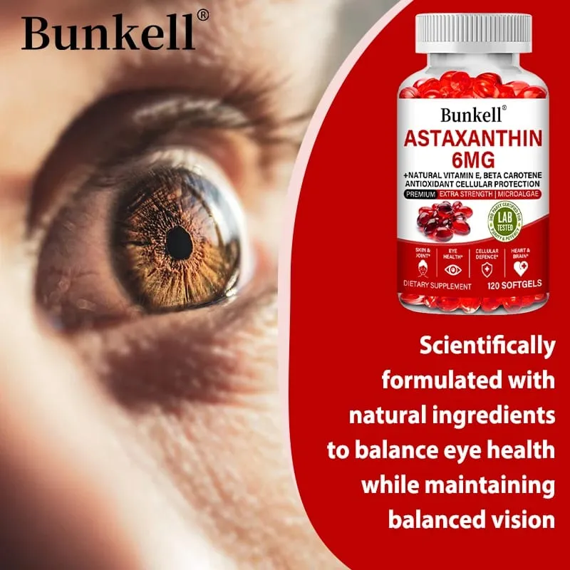 Astaxanthin Capsules - Promotes Cardiovascular Health and Accelerates Metabolism supporting Eye Joint & Skin Health — image 5