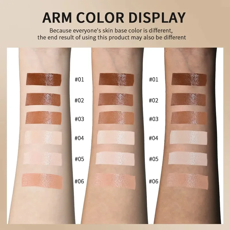 2pcs Foundation Tint Stick & Setting Powder Cosmetics Kit Coverage Even Skin Long Lasting Oil Control Matte Makeup Kit — image 6