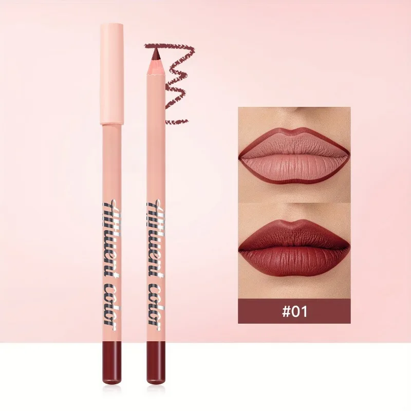6 Color Waterproof Lip Liner Pencil Long Lasting Natural Lipliner Pen Red Contour Tint Sexy Dark Red Pink Matte Lipstick Pencil
