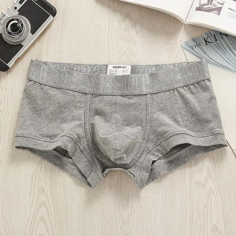 Men's Brief Soft Boxer Shorts Underpants Man Fashion Men's Boxer Panties U Convex Pouch Shorts Sexy Underwear For Male Plus Size — image 6