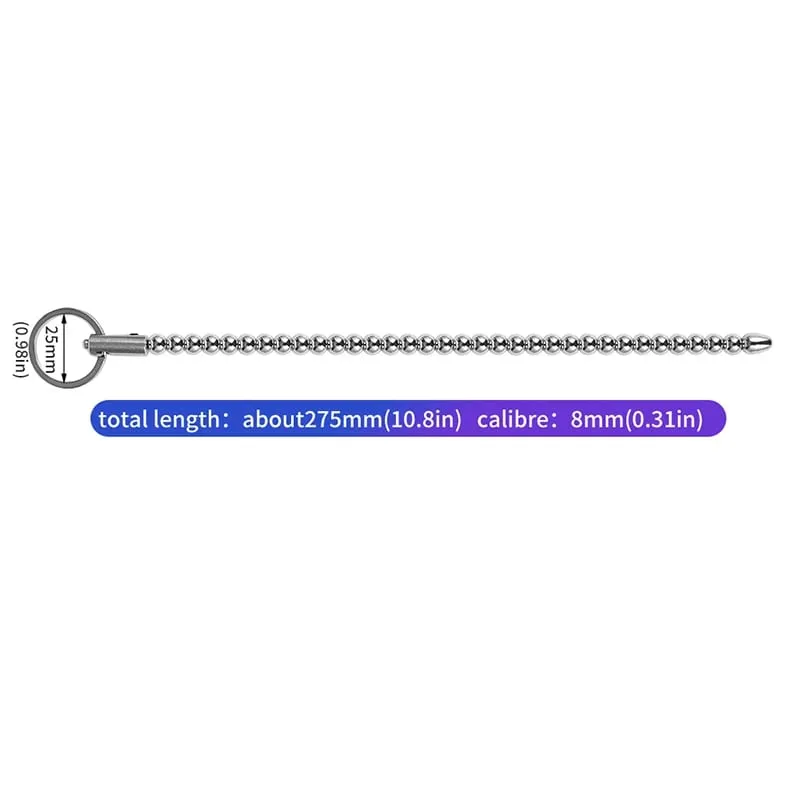 Electric shock Stainless Steel Urethral Sound Dilators Penis Plug Insert Stimulation Catheter Beads Masturbator Sex Toys For Men