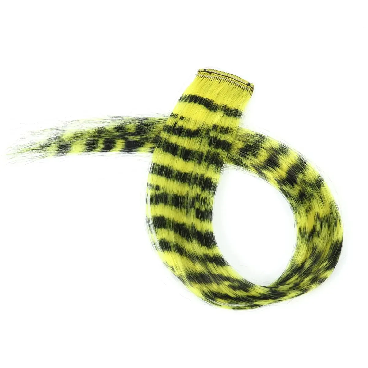 Feather Hair Extensions Colored Synthetic Hair Feather Colorful False Hair Extension Mixed Color Straight Hair For Women Girls — image 9