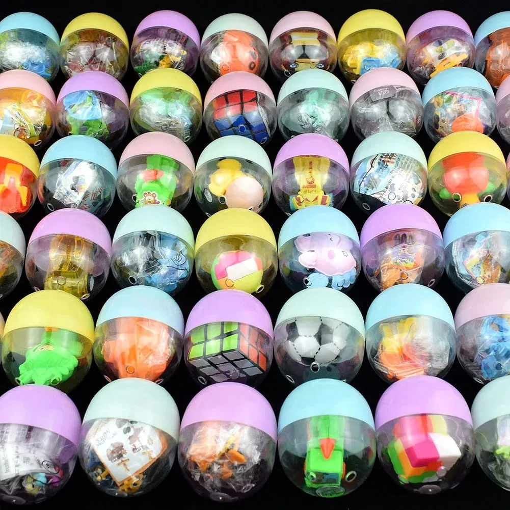 20PCS Gachapon Machine Transparent Gachapon Toys Creative Coin-Operated Gachapon with Random Doll Toys Children's Birthday Gift — image 7