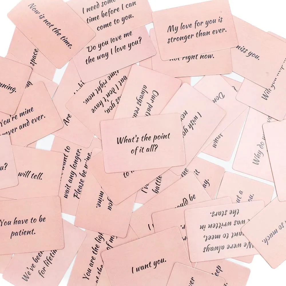 Twin Flame Love Notes Oracle Cards 45Pcs Cards Fortune Telling Card Table Board Game Card 10.3*6Cm — image 5