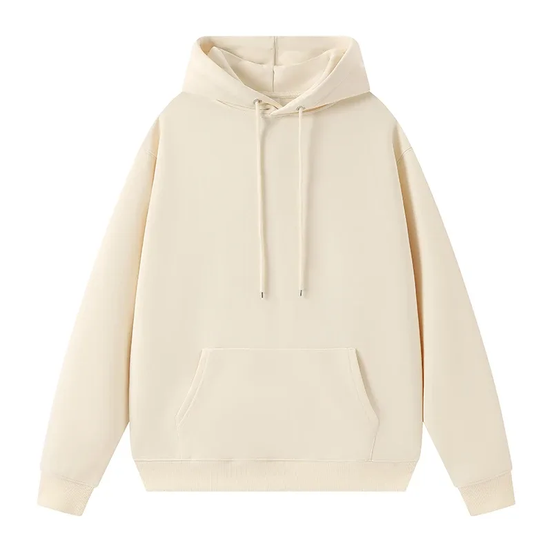 Spring Autumn Unisex Hooded Sweatshirt Men Hoodies Casual Loose Solid Hip Hop Pullover Sweatshirts Mens Streetwear Hoodies — image 3