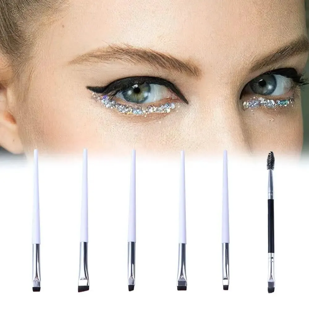 Cosmetics Brush Beauty Eye Liner Brush Flat Eyebrow Brush Angled Fine Eyeliner Brushes Blade Makeup Brushes Liner Brow Brush — image 2