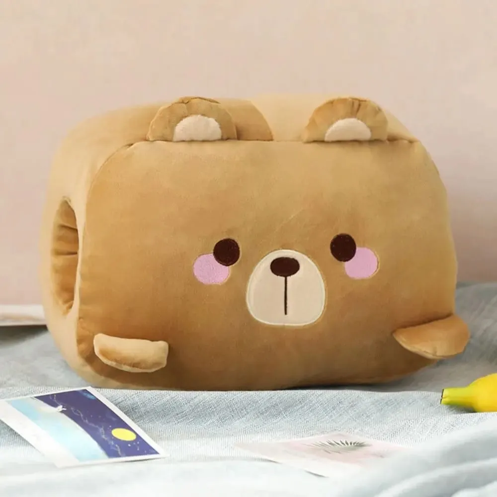 Yaratıcı peluş oyuncak el ısıtıcı peluş yastık sıcak tutmak süper yumuşak ofis şekerleme yastığı hayvan el tutma yastığı doldurulmuş oyuncak erkek kadın — image 8
