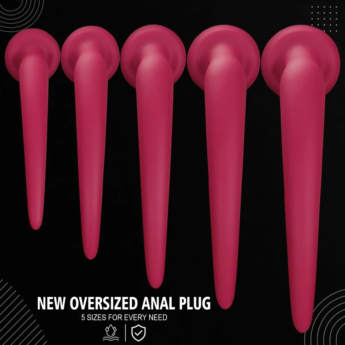 66cm super longo enorme anal plug grande grosso butt plugs treinamento anal dilatador brinquedo massageador de próstata adulto brinquedo sexo anal para mulheres homens