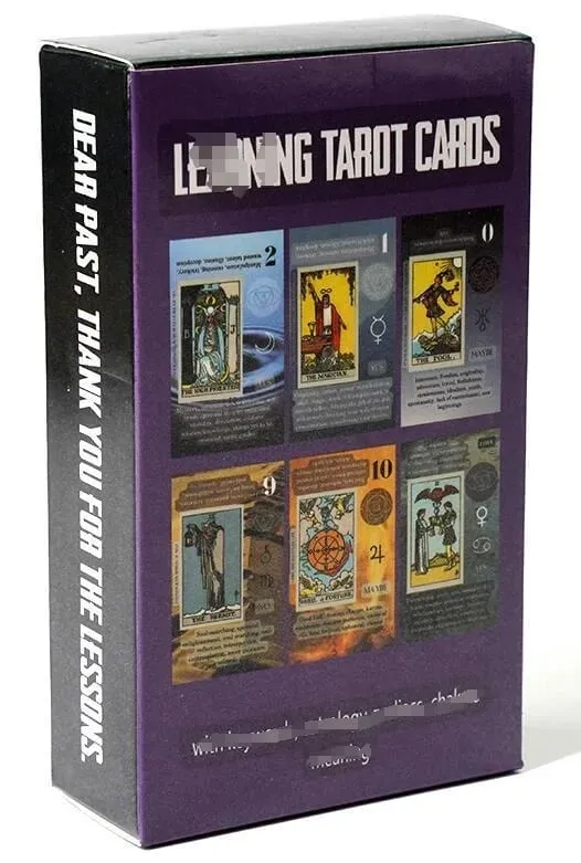 1Pcs Deck Tarot De Carlotydes tarot cards A 78 Cards Full English board games Friend Party Entertainment Board Game Party supply — image 10