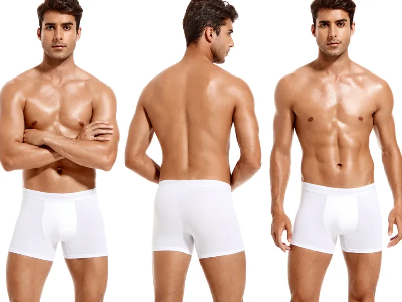 6pcs White Men Panties Cotton Boxers For Man Underwear Pack Brand Male Underpants Slip Sexy Trunks Gift Homme Boxer Shorts — image 8