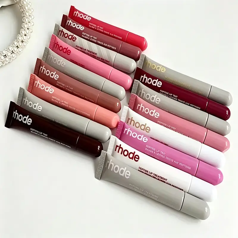 Rhodeskin Lip Gloss Lip Balm Smoothing Lipstick Lines Lasting Nourishing Women Care Makeup Moisturizer Blush Girl Lipstick Gift