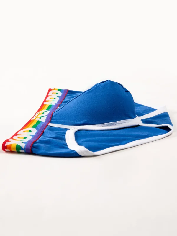 Sexy Men Underwear Rainbow Belt Multi Colored Youth Low Waist U Convex Pouch Brief Teenager Cotton Breathable Comfortable Bikini — image 8