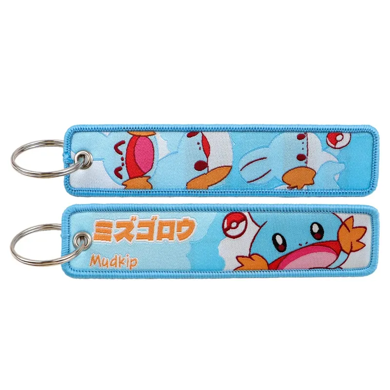 Japanese Anime Elf Monsters Keychain for Cars Backpack Key Holders Embroidery Keyrings Key Tag Jet Tag Accessories Gifts 1pcs — image 9