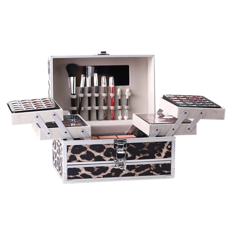 Full Face All-in-One Makeup Set Eyeshadow & Blush Integrated Palette Long Lasting Portable Multifunctional Facial Cosmetics Kit — image 8