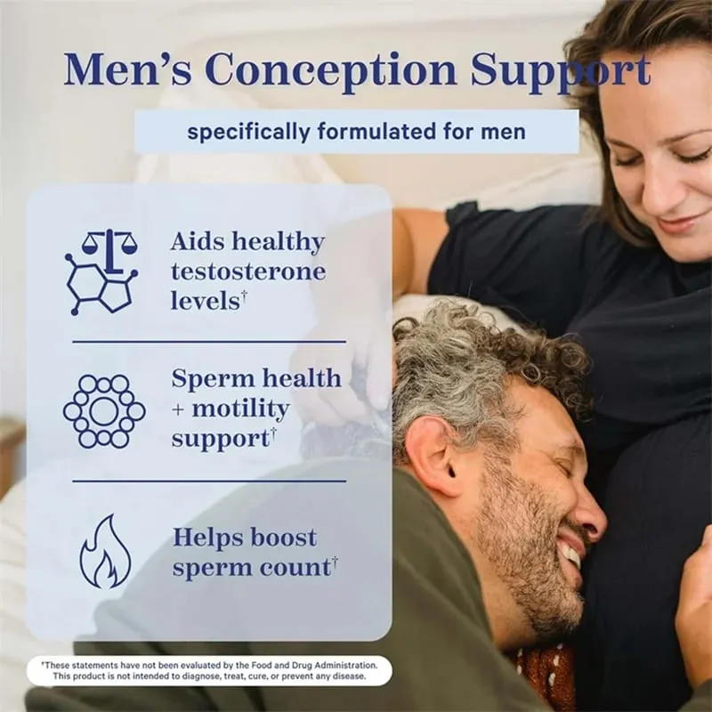 Mandlig fertilitet - øger styrke og udholdenhed Støtte til mandlig reproduktiv sundhed forbedrer mandlig fertilitet øger sædmotilitet — image 4