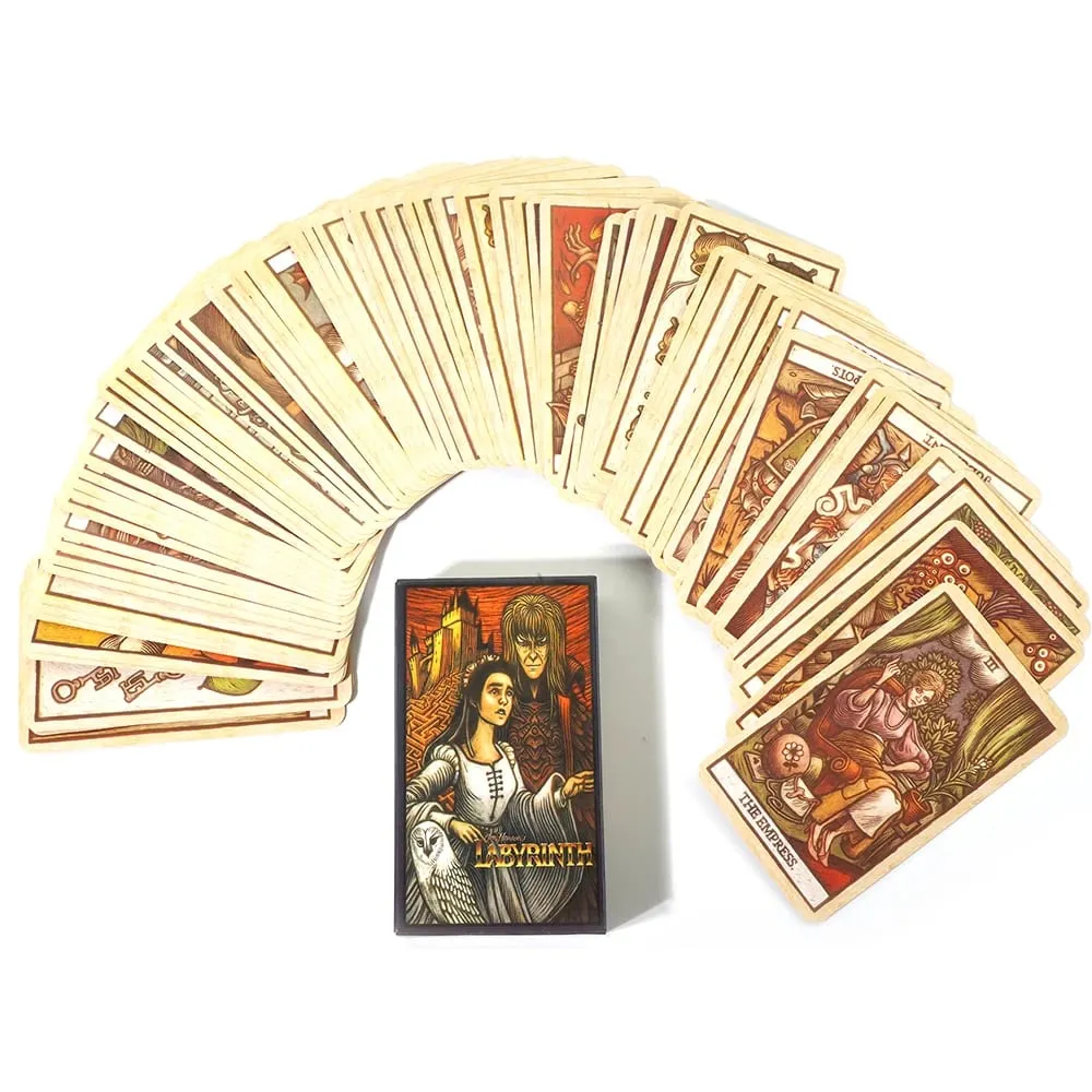 Labyrinth Card Deck Inspired by Movie Fantasy Adventure Mystical Theme Perfect for Collectors and Gift Giving