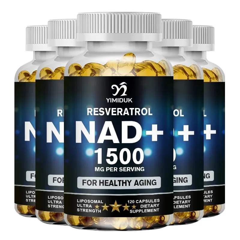 1500mg NAD Supplement - Liposomal NAD+ Supplement with Resveratrol Stamina & Healthy Aging - Strength Capsules — image 8