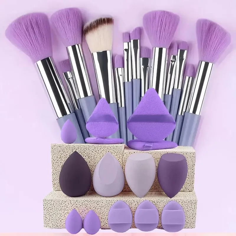 10pcs Mini Makeup Brush Set Powder Eyeshadow Foundation Blush Blender Concealer Beauty Makeup Tools Brush Professional Supplies — image 14