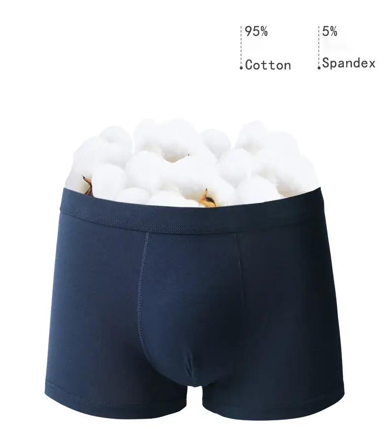 5 Pcs Men Big Size Boxer Briefs Shorts Undies Underwear Undershorts Boy Panties Cotton Underpants Knickers L XL 2XL 3XL 4XL 5XL — image 1