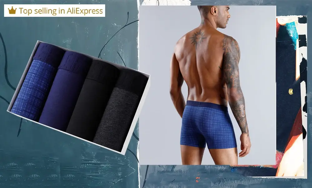 6pcs White Men Panties Cotton Boxers For Man Underwear Pack Brand Male Underpants Slip Sexy Trunks Gift Homme Boxer Shorts — image 2