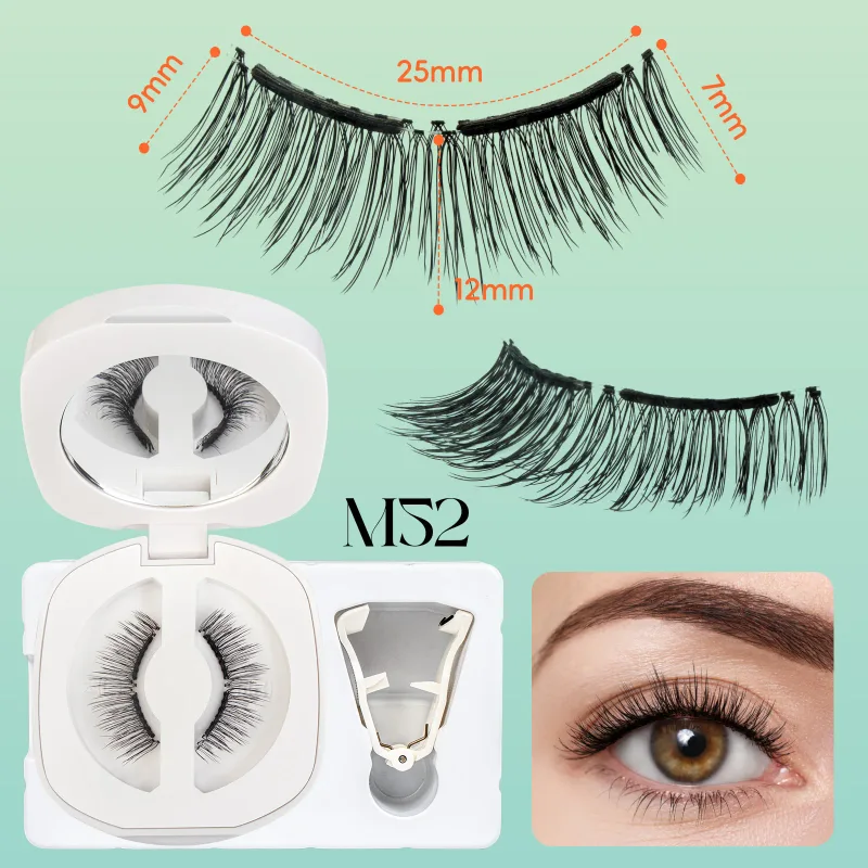 Soft Magnetic Eyelashes No Glue Needed Reusable Natural Look 3D Lashes Easy Apply Soft Magnetic Lashes Kit for Eye Makeup — image 11