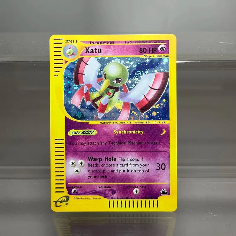 PKM-Karten Steelix Alakazam Scizor Einzelfolienkarten Raichu Slowking Game Collection-Karten PTCG-Ersatzkarten Aquapolis-Serie — image 20