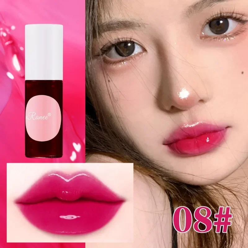 10 Color Lip Tint Stain Cheek Tint Moisturizing Liquid Lipstick Long-lasting Waterproof High Pigment Lipgloss Rouge Water Makeup — image 8