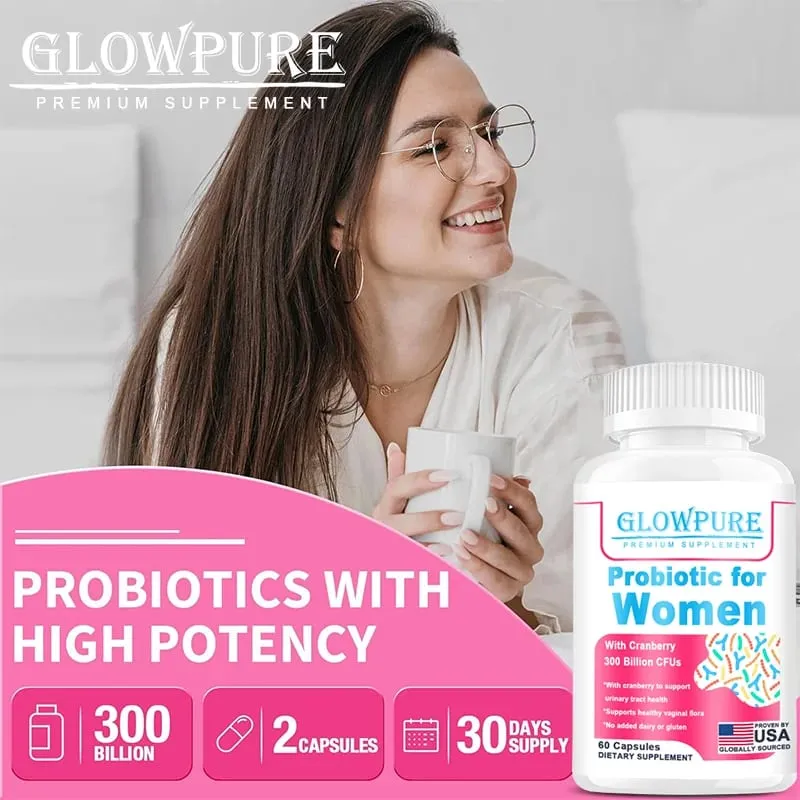Probiotics for Women 300 Billion CFUs Probiotics 15-in-1 for Vaginal Urinary Tract PH Balance Digestive Gut Bloating Health — image 3