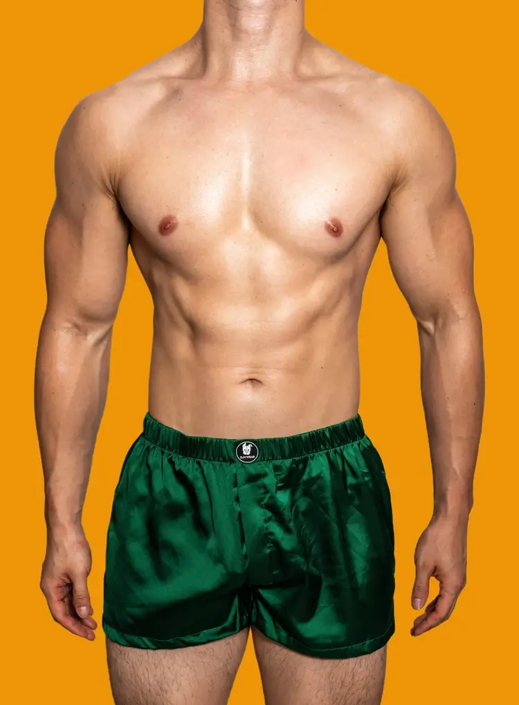 Men's Silk Smooth Sexy Boxers Underwear Low-Rise Lingerie Hot Cueca Masculino Inner Wear Underpants Stretch Loose Fit Sleepwear — image 4