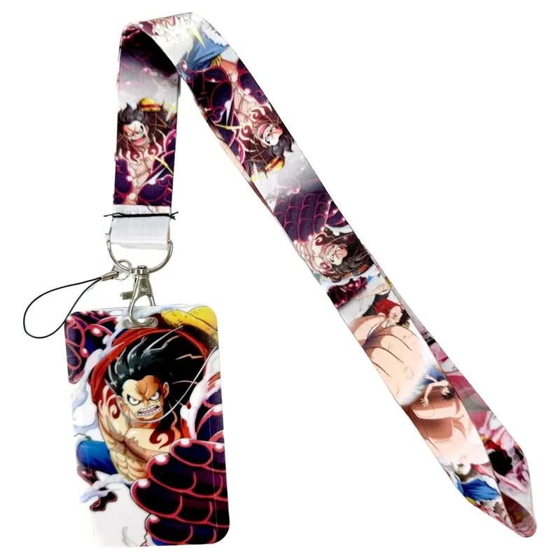Wholesale One Piece Anime Movie Lanyards Keys Neck Strap Card Badge Gym Key Chain Lanyard Key Holder DIY Hang Rope Keyrings — image 15