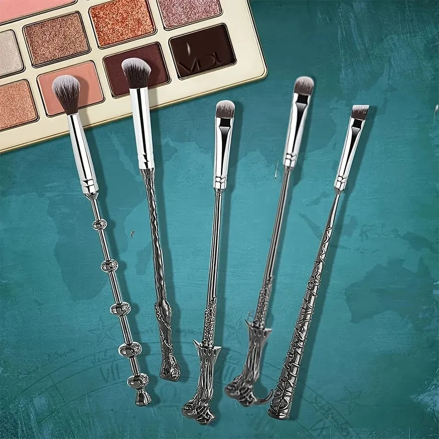 5pcs Wizard Wand Brushes 5 PCS Makeup Brush Set for Women — image 6