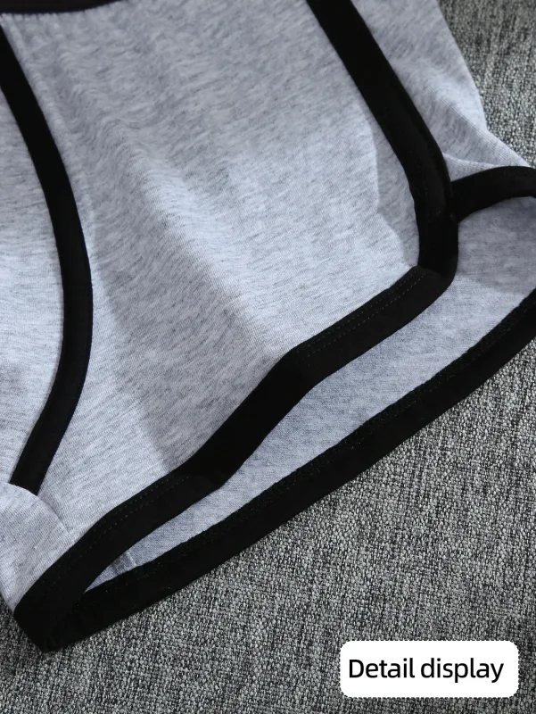 1/4pcs Men Underwear Boxers Cotton Panties Breathable Solid Boxershorts Male Mid Waist Underpants Trend Man Shorts Homme Shorts — image 8