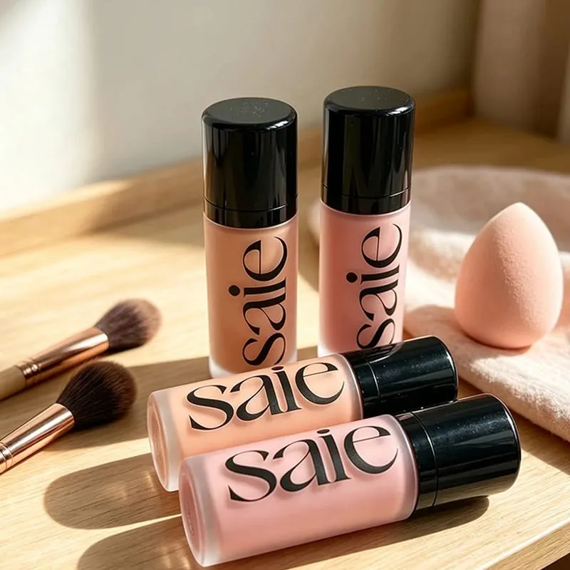 Fashion Saie High Gloss Long-lasting Texture Is Moist and Easy To Push Away Liquid Blusher Facial Contour Cream Makeup Products — image 3
