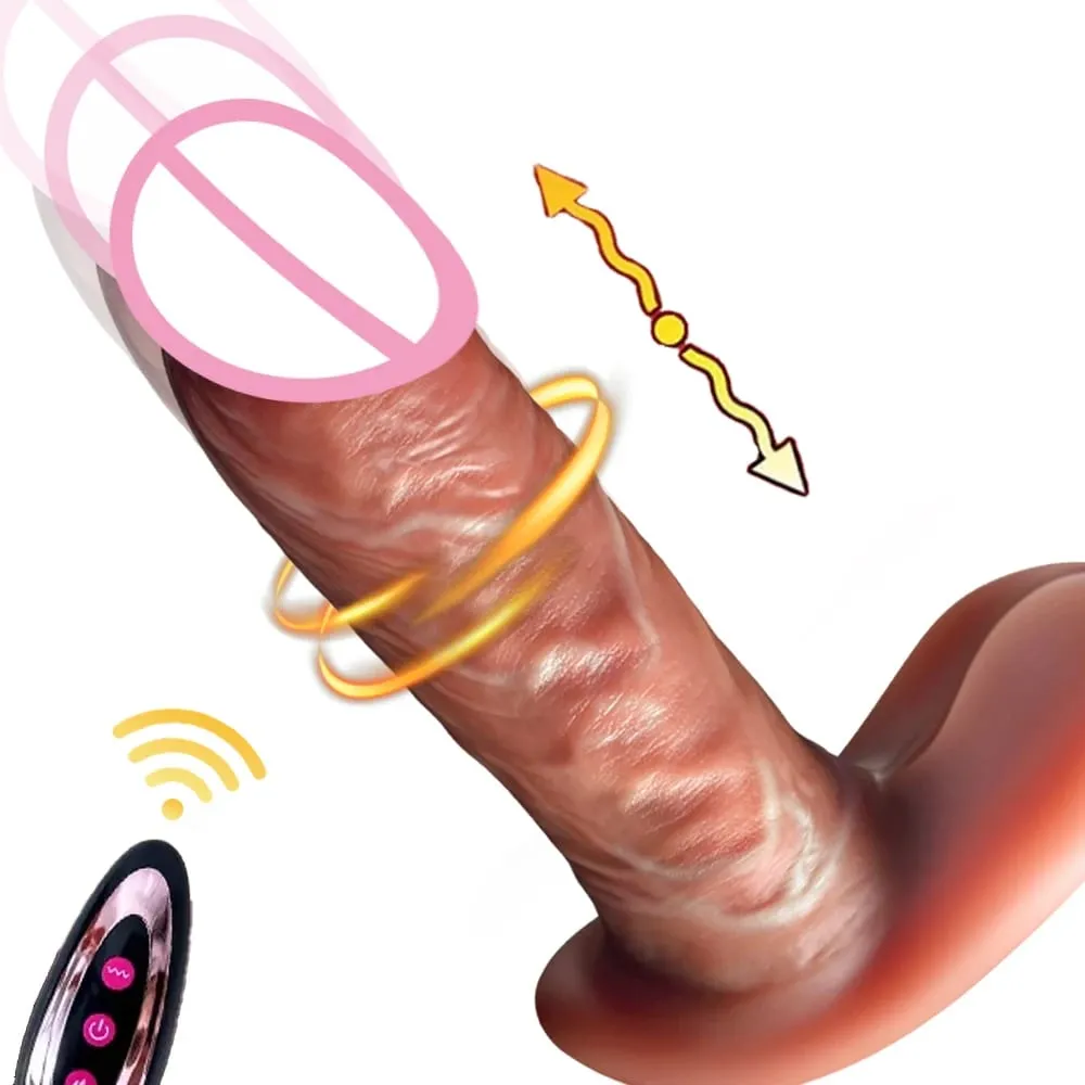 Wearable Realistic Dildo Vibrator Thrusting Penis Penetration Anal Vibration Adult Dildos Anal Sex Toy for Women Vibrators 18+ — image 1