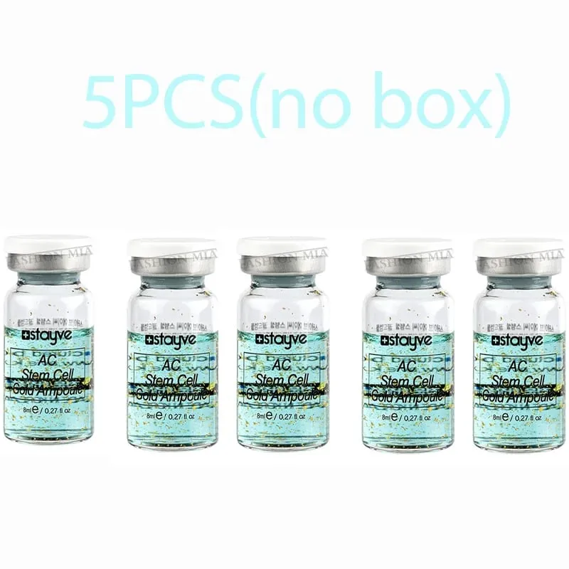 Stayve BB Cream Glow AC Stem Cell Gold Ampoule Serum Niacinamide&Vitamin E Skin Moisturizing Facial Care Starter Kit Daily Use