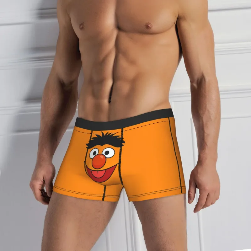 S-Sesames Streets Tango Elmo & Grover Unterwäsche Herren Shorts Slips Lustige Boxershorts Qualität Customs Oversize Höschen — image 7
