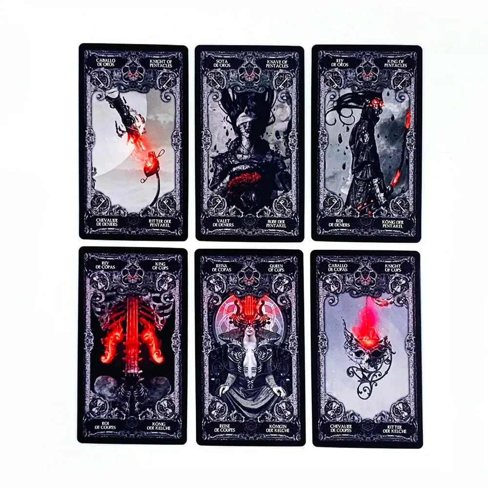 Permainan Papan Dek Kad Tarot Gelap Edisi Ramalan Misterius Borad Bermain Permainan,Permainan Percutian Permainan Kad Pesta Riadah — image 4