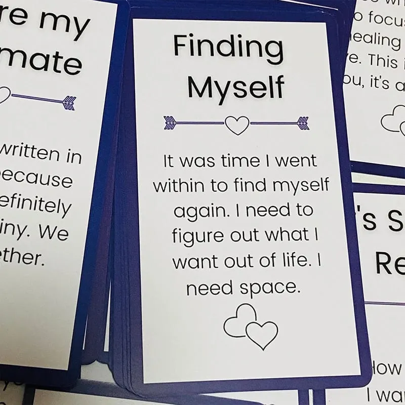 No Communication Massages Oracle Cards 54 English Version Messages Deck Board Games — image 3