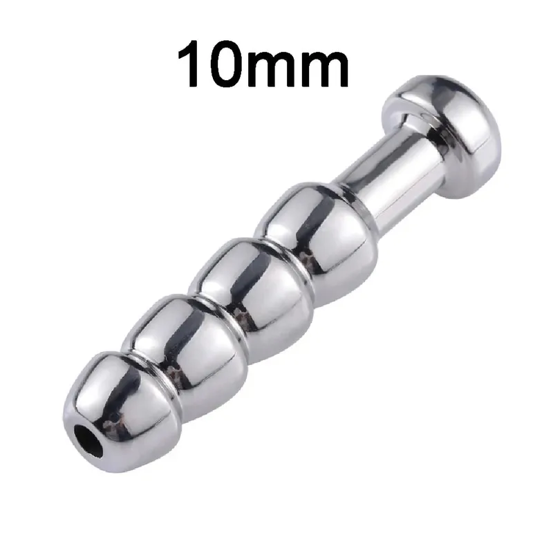Male Stainless Steel Urethral Plug Urethral Dildo Sounding Penis Plug Urethra Stimulate Dilator Masturbation Rod Sex Toy for Men