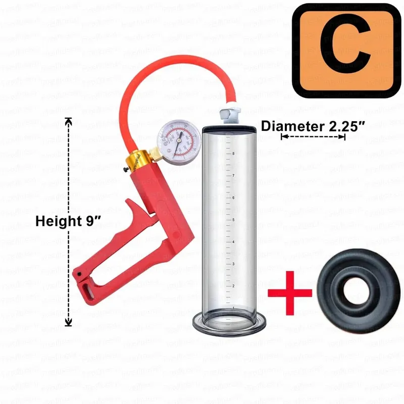 Male Leluv Penis Pump Physical Penis Enlarger Penis Enlagement Pump Cock Extender Dick Trainer Vacuum Pump For Men Glans Sex Toy