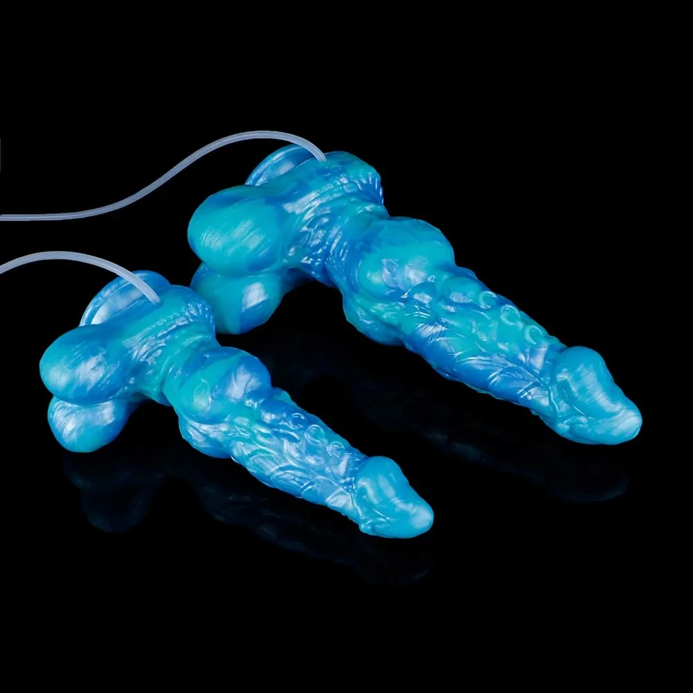 Silikonová elektrická stříkací dilda Fantasy s přísavkou Masážní přístroj prostaty Sexuální hračky s ejakulací penisu pro ženy Muži
